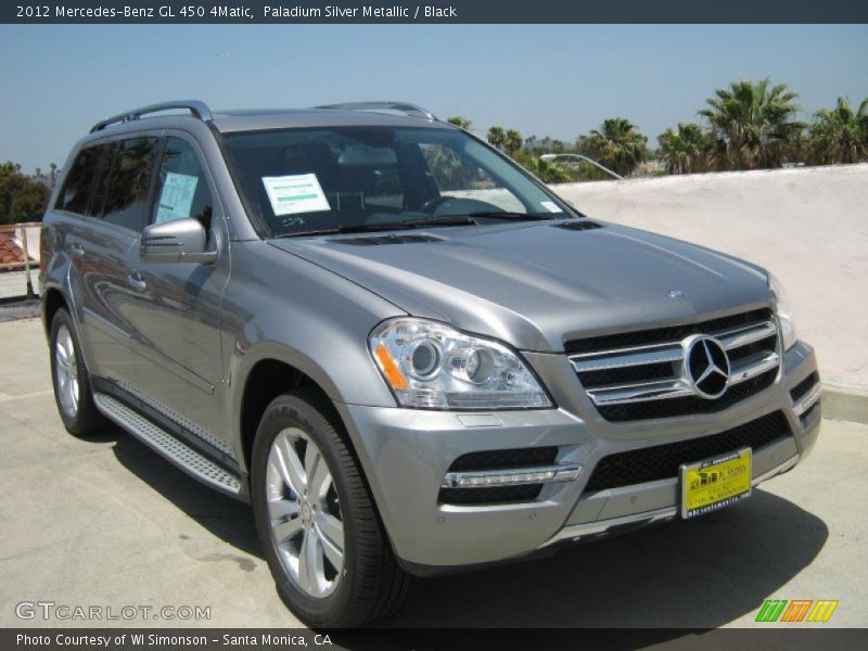 Paladium Silver Metallic / Black 2012 Mercedes-Benz GL 450 4Matic