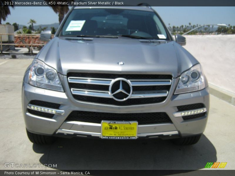 Paladium Silver Metallic / Black 2012 Mercedes-Benz GL 450 4Matic