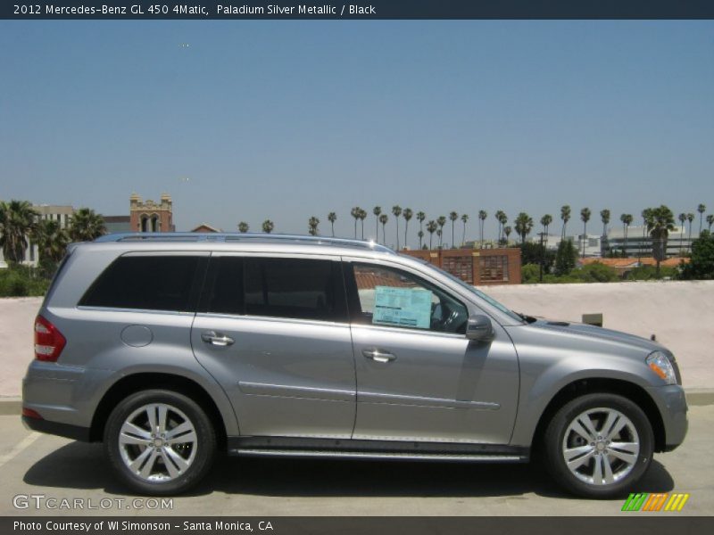 Paladium Silver Metallic / Black 2012 Mercedes-Benz GL 450 4Matic