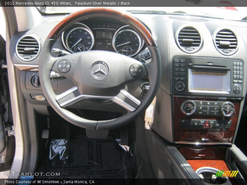 Paladium Silver Metallic / Black 2012 Mercedes-Benz GL 450 4Matic