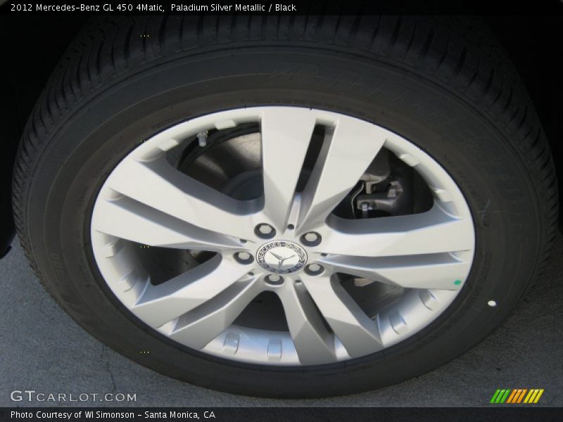 Paladium Silver Metallic / Black 2012 Mercedes-Benz GL 450 4Matic