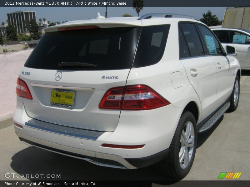 Arctic White / Almond Beige 2012 Mercedes-Benz ML 350 4Matic