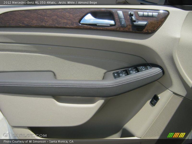 Arctic White / Almond Beige 2012 Mercedes-Benz ML 350 4Matic