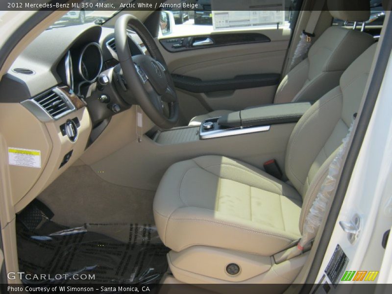 Arctic White / Almond Beige 2012 Mercedes-Benz ML 350 4Matic