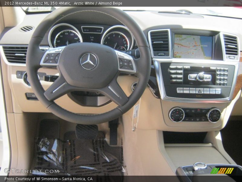 Arctic White / Almond Beige 2012 Mercedes-Benz ML 350 4Matic