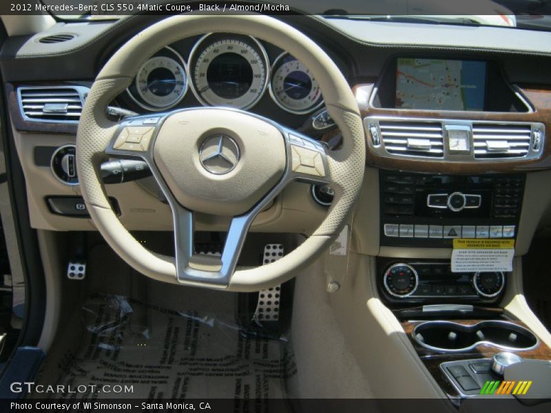 Black / Almond/Mocha 2012 Mercedes-Benz CLS 550 4Matic Coupe