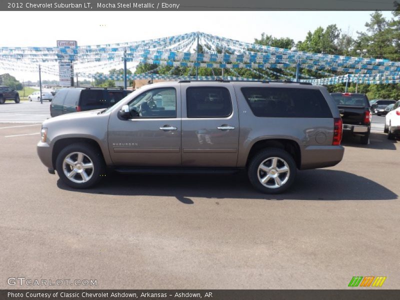 Mocha Steel Metallic / Ebony 2012 Chevrolet Suburban LT