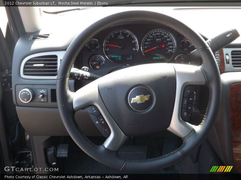Mocha Steel Metallic / Ebony 2012 Chevrolet Suburban LT