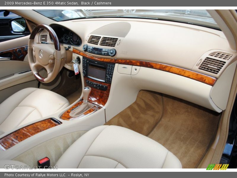Black / Cashmere 2009 Mercedes-Benz E 350 4Matic Sedan