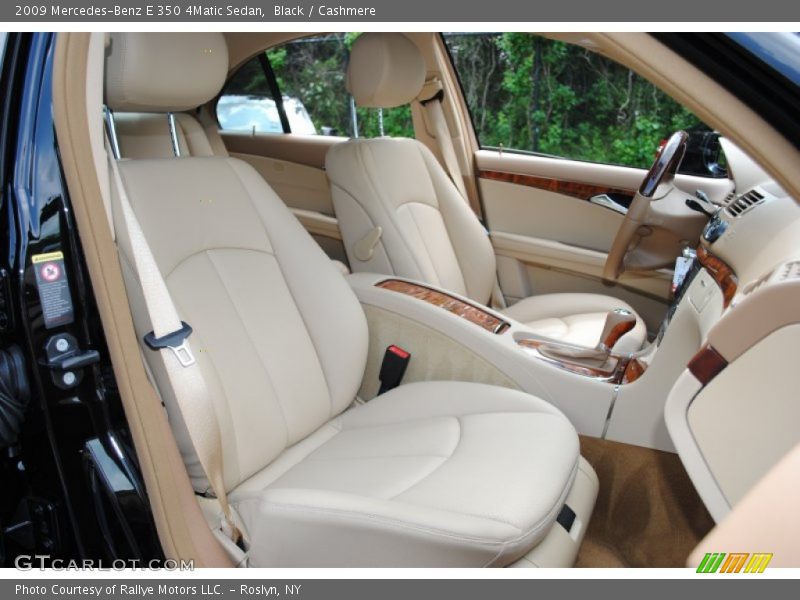 Black / Cashmere 2009 Mercedes-Benz E 350 4Matic Sedan