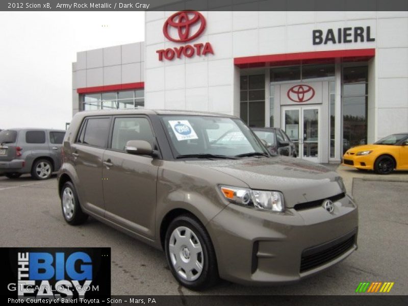 Army Rock Metallic / Dark Gray 2012 Scion xB