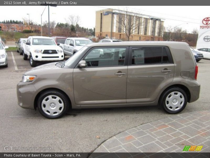 Army Rock Metallic / Dark Gray 2012 Scion xB