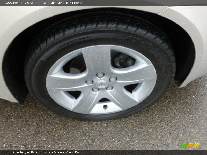 Gold Mist Metallic / Ebony 2009 Pontiac G6 Sedan