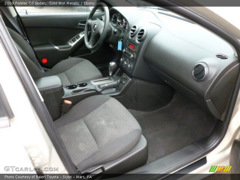 Gold Mist Metallic / Ebony 2009 Pontiac G6 Sedan