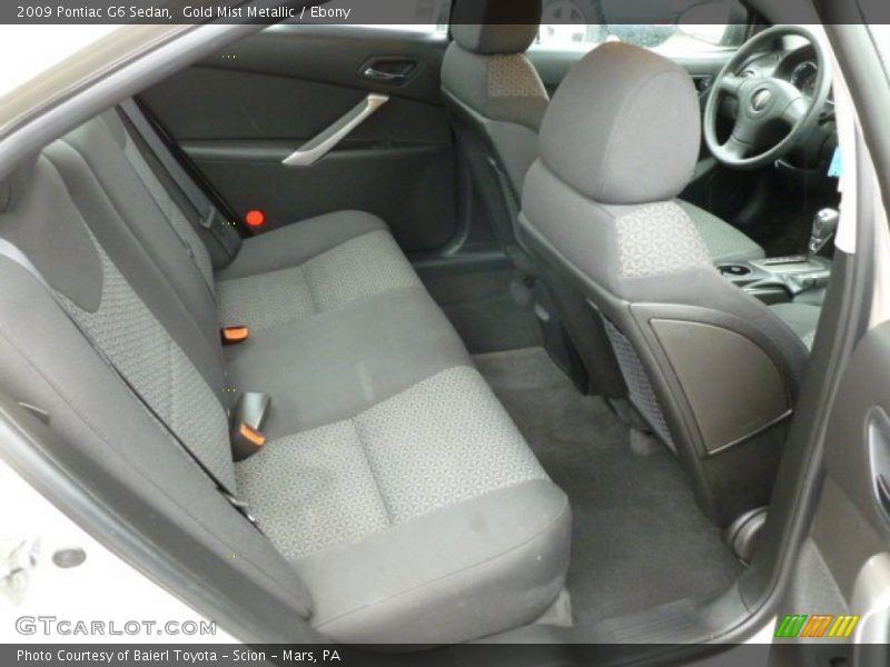 Gold Mist Metallic / Ebony 2009 Pontiac G6 Sedan