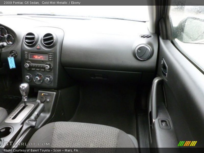 Gold Mist Metallic / Ebony 2009 Pontiac G6 Sedan
