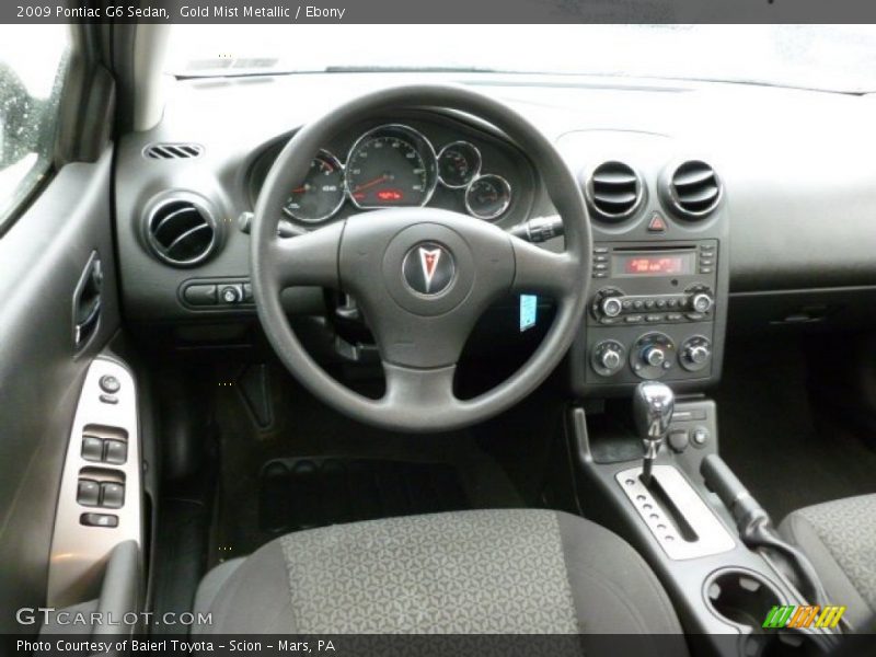 Gold Mist Metallic / Ebony 2009 Pontiac G6 Sedan