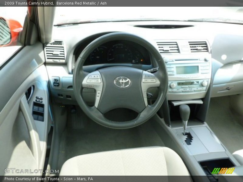 Barcelona Red Metallic / Ash 2009 Toyota Camry Hybrid