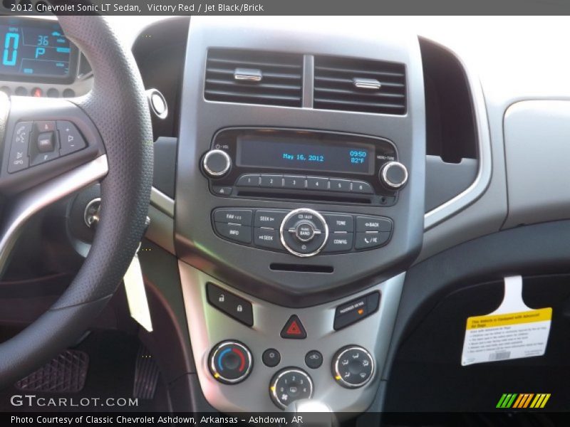 Victory Red / Jet Black/Brick 2012 Chevrolet Sonic LT Sedan