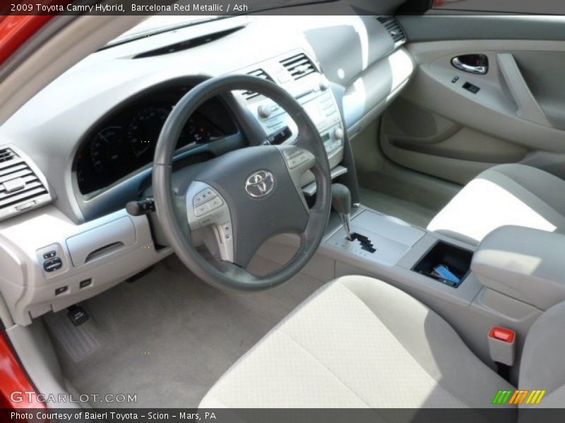 Barcelona Red Metallic / Ash 2009 Toyota Camry Hybrid