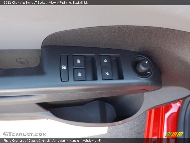 Victory Red / Jet Black/Brick 2012 Chevrolet Sonic LT Sedan