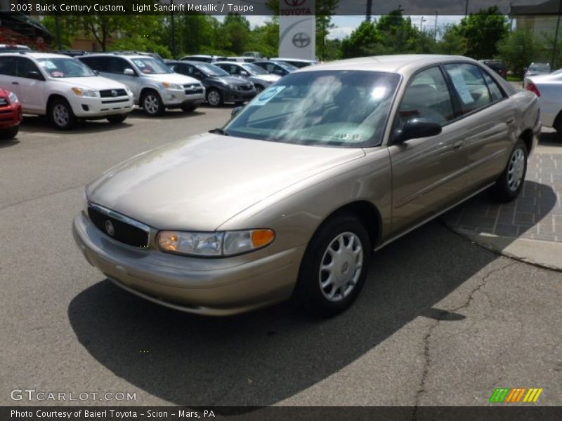 Light Sandrift Metallic / Taupe 2003 Buick Century Custom