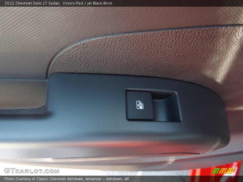 Victory Red / Jet Black/Brick 2012 Chevrolet Sonic LT Sedan