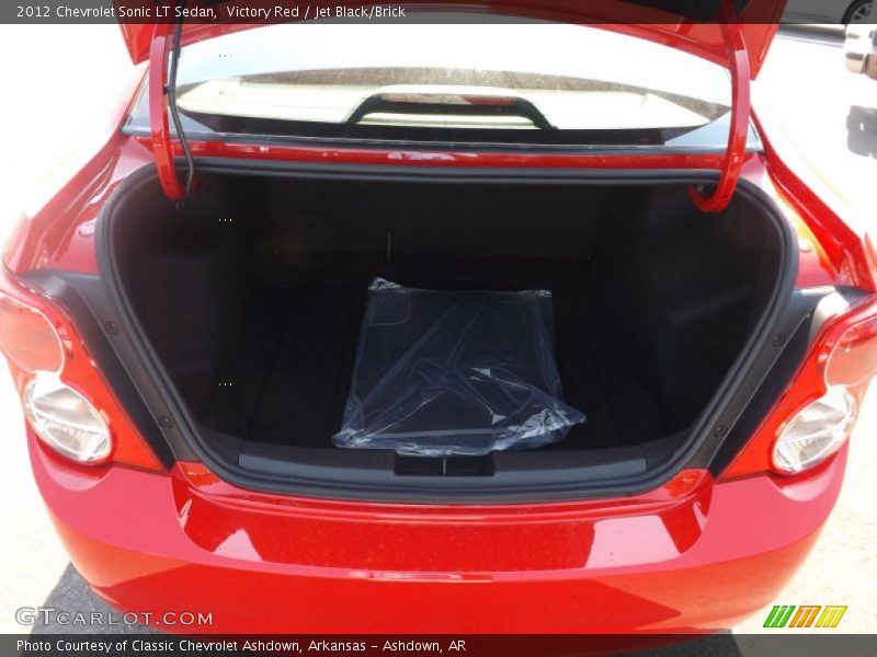 Victory Red / Jet Black/Brick 2012 Chevrolet Sonic LT Sedan