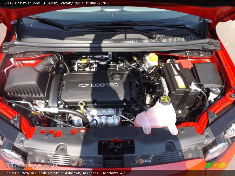 Victory Red / Jet Black/Brick 2012 Chevrolet Sonic LT Sedan
