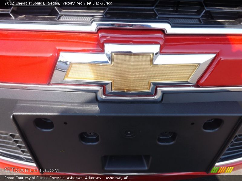 Victory Red / Jet Black/Brick 2012 Chevrolet Sonic LT Sedan
