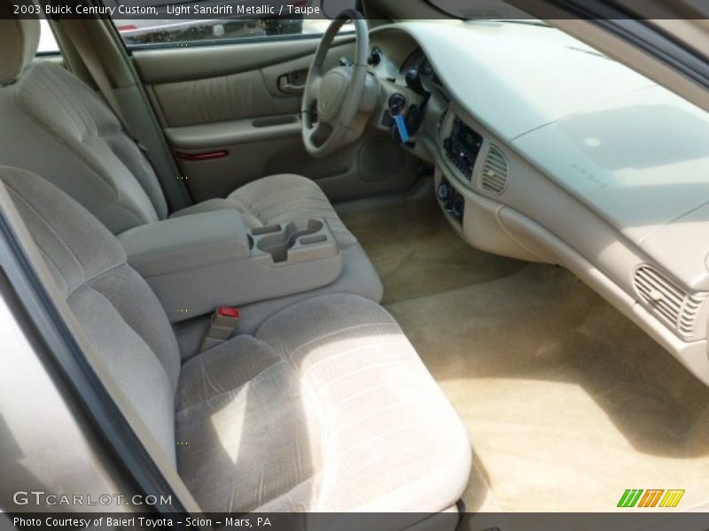 Light Sandrift Metallic / Taupe 2003 Buick Century Custom