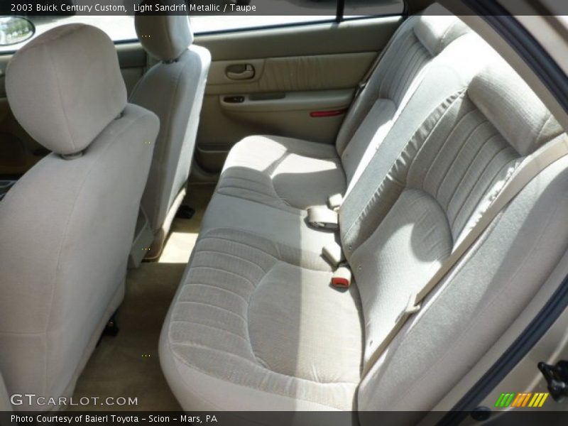 Light Sandrift Metallic / Taupe 2003 Buick Century Custom