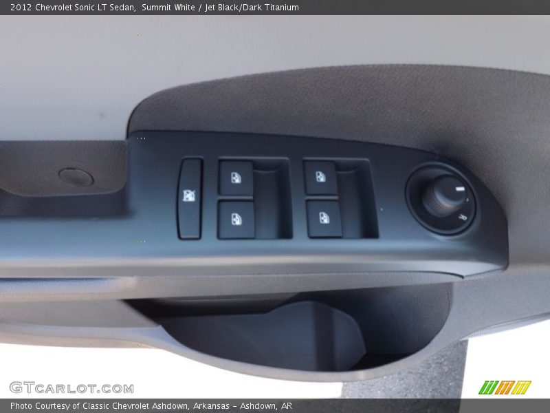 Summit White / Jet Black/Dark Titanium 2012 Chevrolet Sonic LT Sedan