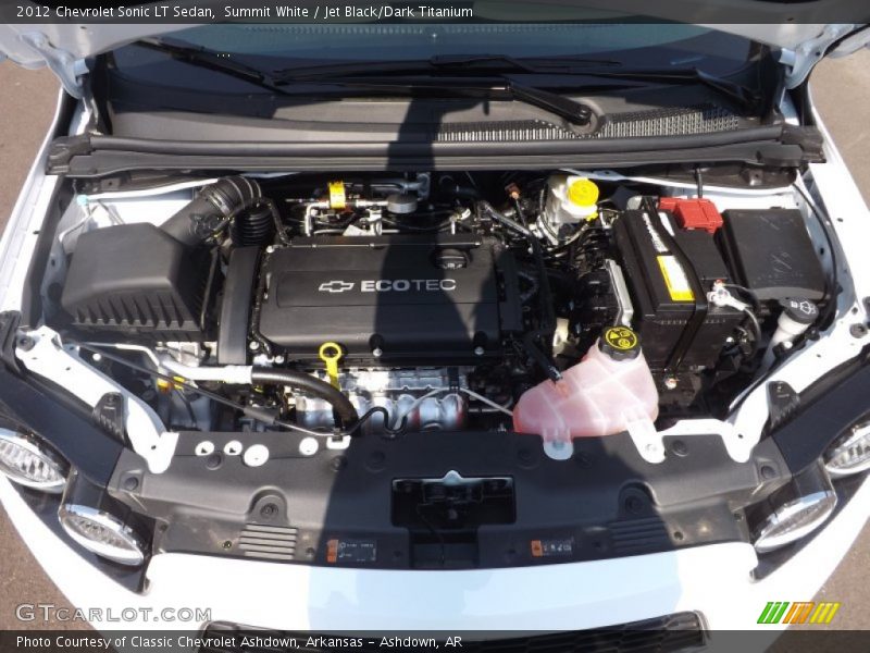 Summit White / Jet Black/Dark Titanium 2012 Chevrolet Sonic LT Sedan