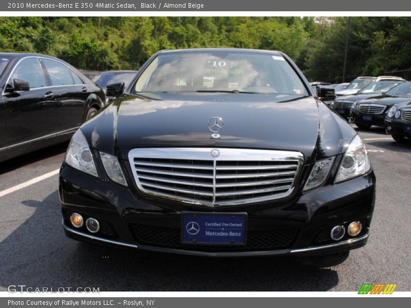 Black / Almond Beige 2010 Mercedes-Benz E 350 4Matic Sedan