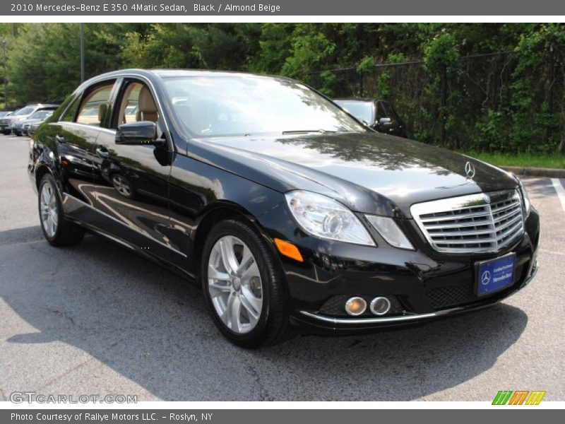 Black / Almond Beige 2010 Mercedes-Benz E 350 4Matic Sedan