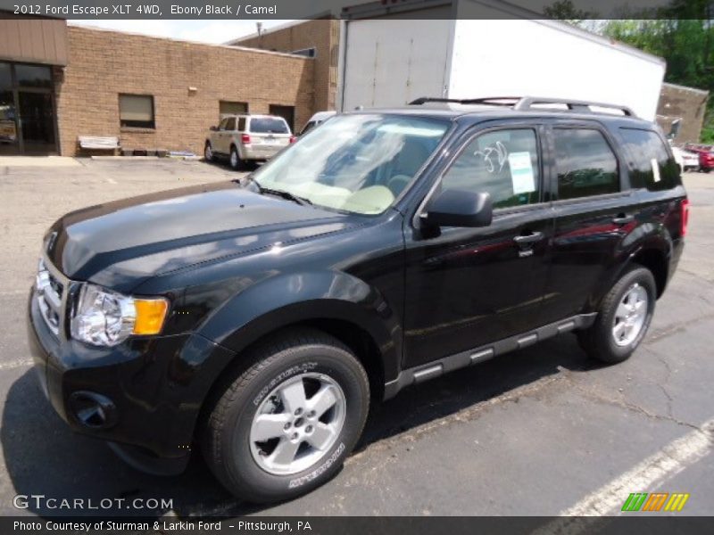 Ebony Black / Camel 2012 Ford Escape XLT 4WD