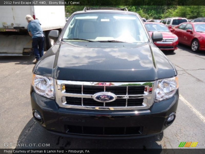 Ebony Black / Camel 2012 Ford Escape XLT 4WD