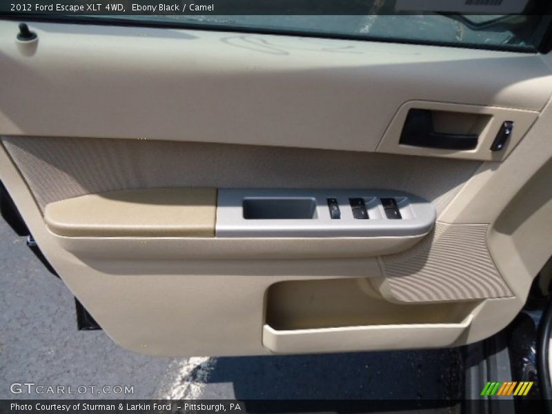 Ebony Black / Camel 2012 Ford Escape XLT 4WD