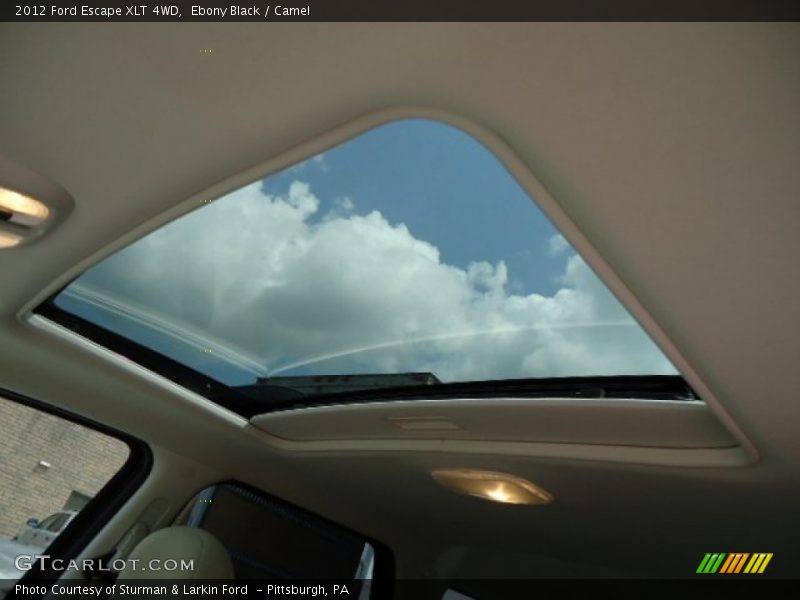 Ebony Black / Camel 2012 Ford Escape XLT 4WD