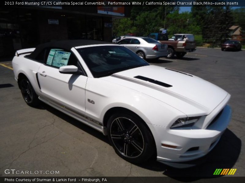 Front 3/4 View of 2013 Mustang GT/CS California Special Convertible
