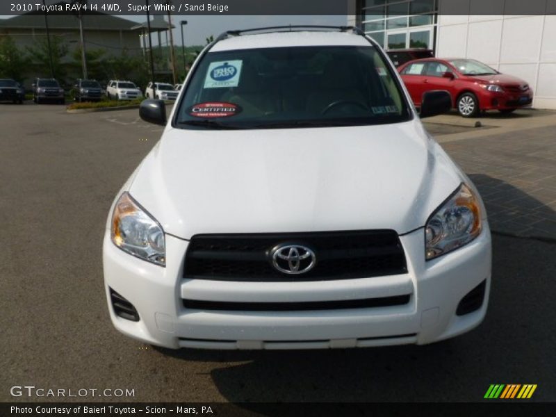 Super White / Sand Beige 2010 Toyota RAV4 I4 4WD