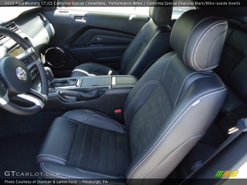 Front Seat of 2013 Mustang GT/CS California Special Convertible