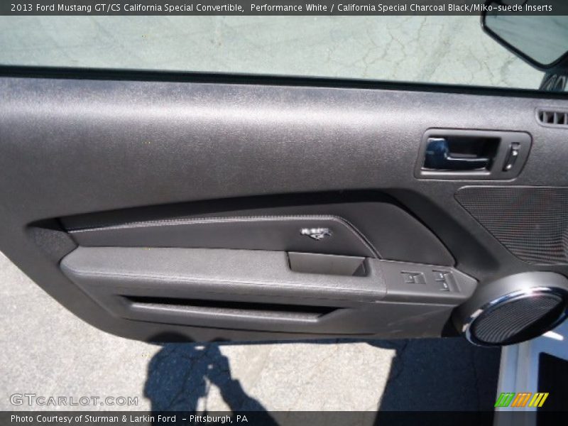 Door Panel of 2013 Mustang GT/CS California Special Convertible