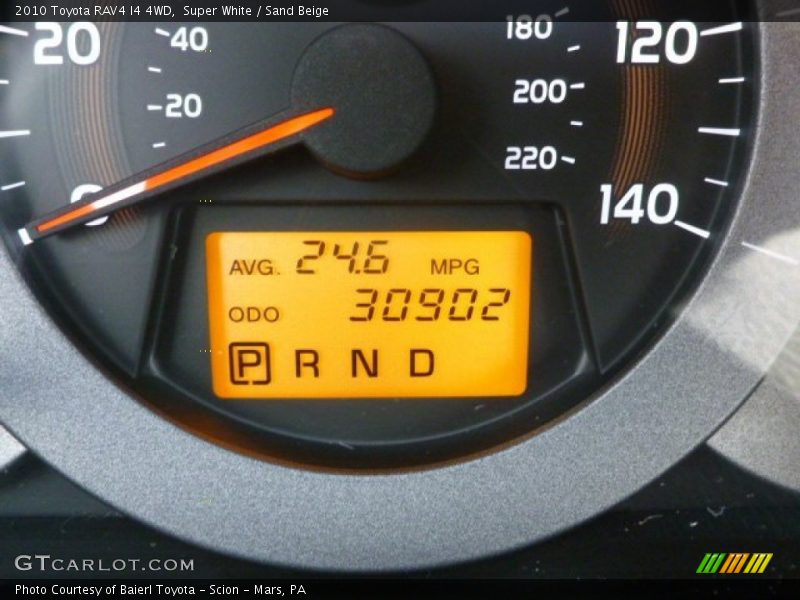 Super White / Sand Beige 2010 Toyota RAV4 I4 4WD