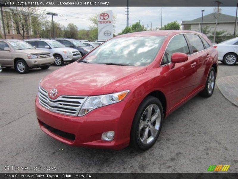 Barcelona Red Metallic / Ivory 2010 Toyota Venza V6 AWD