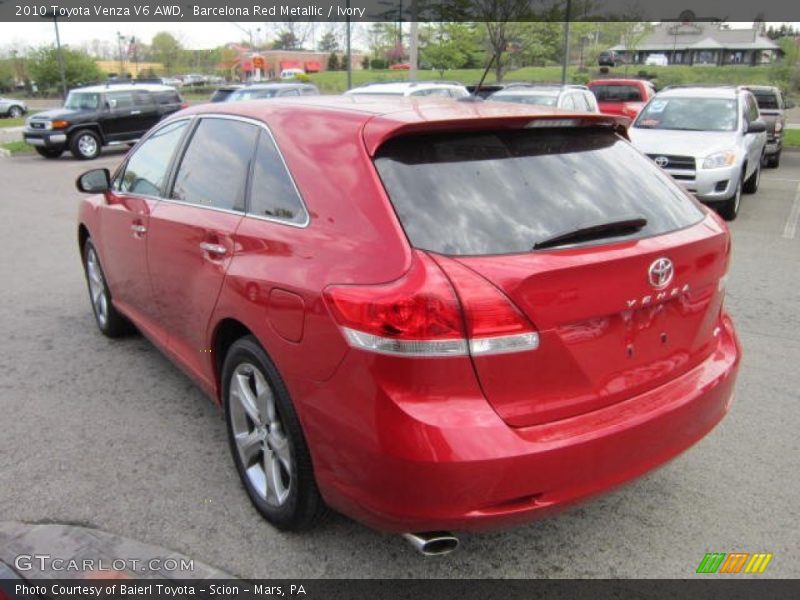 Barcelona Red Metallic / Ivory 2010 Toyota Venza V6 AWD