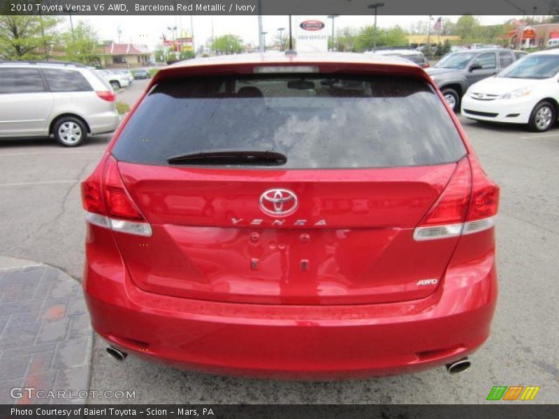 Barcelona Red Metallic / Ivory 2010 Toyota Venza V6 AWD