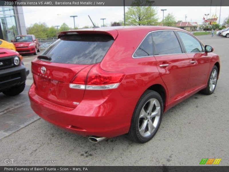 Barcelona Red Metallic / Ivory 2010 Toyota Venza V6 AWD