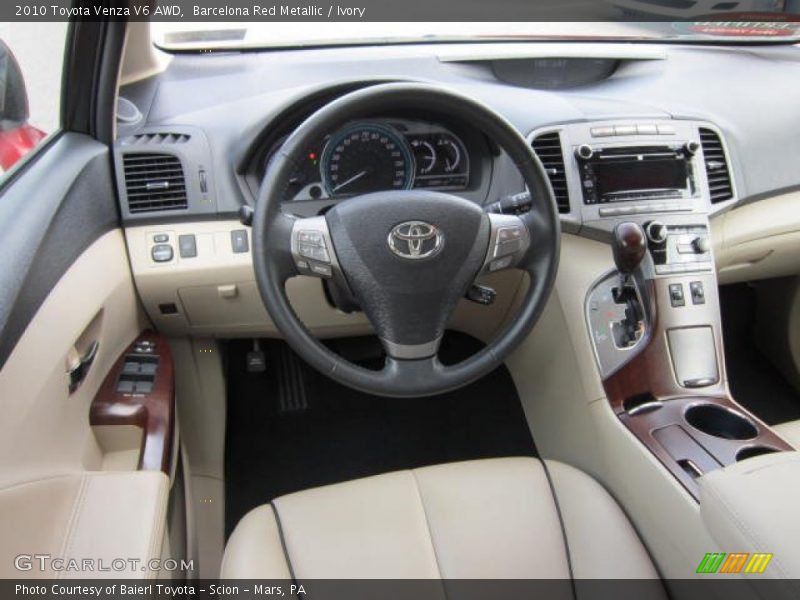 Barcelona Red Metallic / Ivory 2010 Toyota Venza V6 AWD